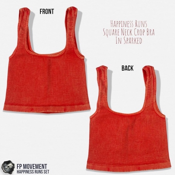 FP Movement Happiness Runs Set: XS/S square neck crop XS/S leggings victory red - Picture 4 of 7